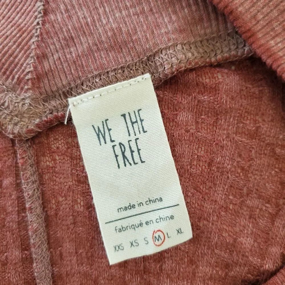 Free People South Side Thermal Top size Medium in Cinnamon Rust - Picture 9 of 11